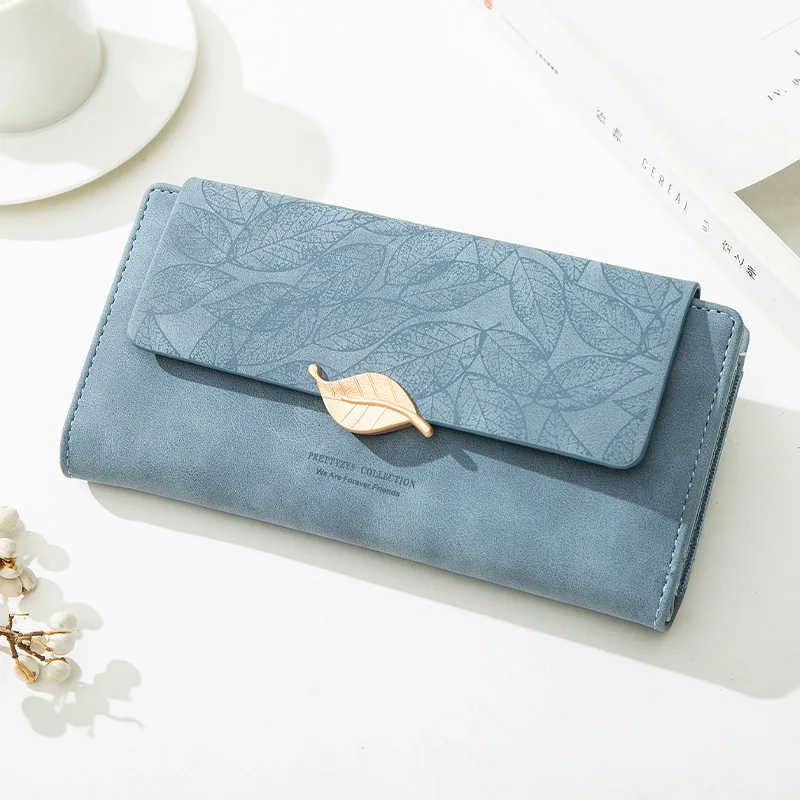 Leaf Decoration Ladies Long Wallets With Zipper Coin Purse & Card Holder Female Purses High Capacity Wallet For Women Carteras
Leaf Decoration Ladies Long Wallets With Zipper Coin Purse & Card Holder Female Purses High Capacity Wallet For Women Carteras