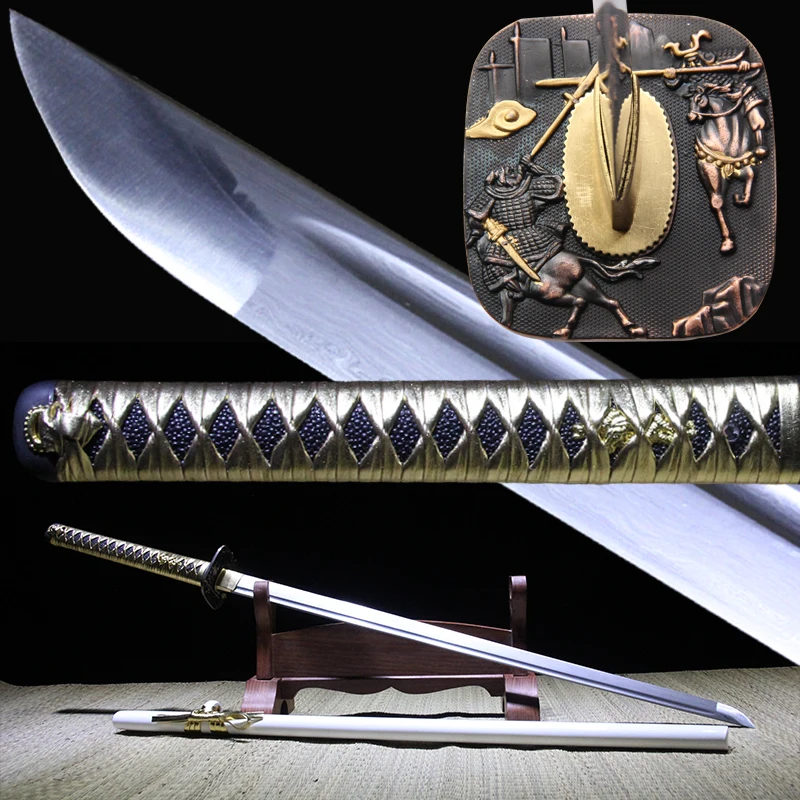 New japanese katana sword folded steel blade with bo-hi full tang swords samurai sharp for cutting
New japanese katana sword folded steel blade with bo-hi full tang swords samurai sharp for cutting