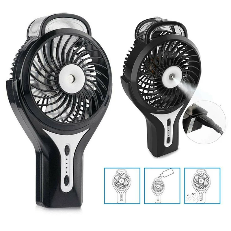 ELOOLE Usb Water Jet Fan Mini Charging Small Fan Water Spray Handheld Humidification Perfume Portable Black Portable Fan
ELOOLE Usb Water Jet Fan Mini Charging Small Fan Water Spray Handheld Humidification Perfume Portable Black Portable Fan