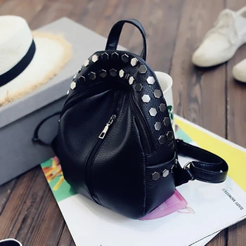 Rivets Small Backpack Mini Women Shoulder Bag Pu Classic Children Girl School Backpack Travel Rucksack Girls Mochila bagpack 
Rivets Small Backpack Mini Women Shoulder Bag Pu Classic Children Girl School Backpack Travel Rucksack Girls Mochila bagpack