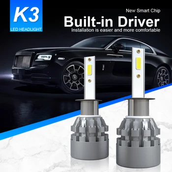 K3 CAR LED HEADLIGHT H1 H4/HB2 H7 H11 9005/HB3 9006/HB4 Auto Headlamps The Latest DOB With 6000K Cold White 3000LM
K3 CAR LED HEADLIGHT H1 H4/HB2 H7 H11 9005/HB3 9006/HB4 Auto Headlamps The Latest DOB With 6000K Cold White 3000LM