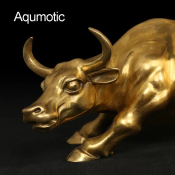 Aqumotic Copper Decorations for Home Cattle Cow Decoration for Party Room Decor Wall Street Bull Cai Fengshui Office Crafts
Aqumotic Copper Decorations for Home Cattle Cow Decoration for Party Room Decor Wall Street Bull Cai Fengshui Office Crafts