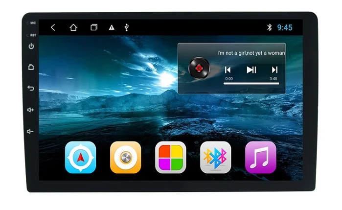 Универсальная магнитола, 9 дюймов, 2 din, android, Wi-Fi, 1024*600, сенсорный экран, 2 + 32 ГБ, Автомобильная Мультимедийная система, gps-навигация
Универсальная магнитола, 9 дюймов, 2 din, android, Wi-Fi, 1024*600, сенсорный экран, 2 + 32 ГБ, Автомобильная Мультимедийная система, gps-навигация