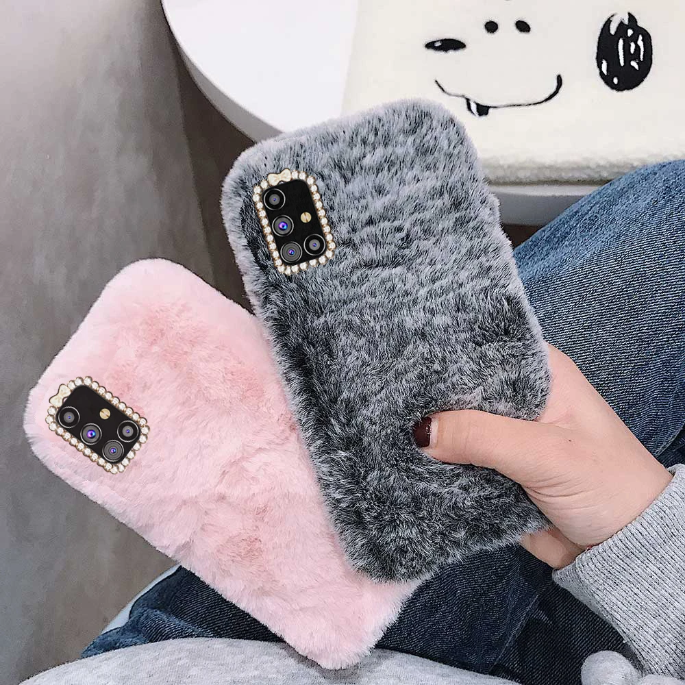For SamSung M31S Case Plush Rabbit Winter Keep Warm Phone Case For SamSung M31S M317 Shiny diamond Silicone Anti-fall Back Cover
For SamSung M31S Case Plush Rabbit Winter Keep Warm Phone Case For SamSung M31S M317 Shiny diamond Silicone Anti-fall Back Cover