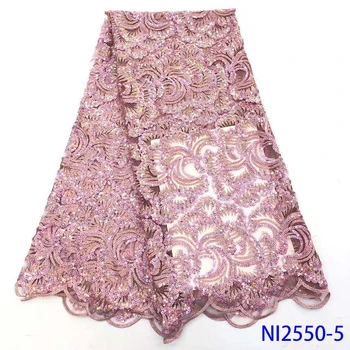 Latest French Sequins Lace Sequence Lace Fabric African Lace Material Trim Sewing Accessories High Quantity For Wedding NI2550-5
Latest French Sequins Lace Sequence Lace Fabric African Lace Material Trim Sewing Accessories High Quantity For Wedding NI2550-5