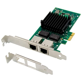 PCIe Network Card 2 Port RJ45 Gigabit Ethernet Electrical Adapter Card 1000M PCIe X1 Card I350AM2 for PC Desktop
PCIe Network Card 2 Port RJ45 Gigabit Ethernet Electrical Adapter Card 1000M PCIe X1 Card I350AM2 for PC Desktop