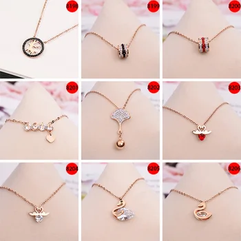 Korean Titanium Steel Necklace / Pendant Women's Clavicle Chain Does Not Fade Accessories Hair Accessories
Korean Titanium Steel Necklace / Pendant Women's Clavicle Chain Does Not Fade Accessories Hair Accessories