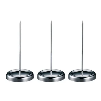 3 Pcs Stianless Steel Menu Summons Fork Invoice Document Notes Metal Needle Folder Storage Products for Office Home Kitchen (Sil
3 Pcs Stianless Steel Menu Summons Fork Invoice Document Notes Metal Needle Folder Storage Products for Office Home Kitchen (Sil