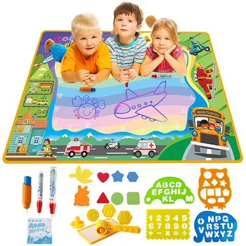 100 x 70cm Painting Cloth Cognitive Graffiti Toy Educational Cartoon PVC Cloth Kids Painting Learning Toy with 3 Pen and 8 Model
100 x 70cm Painting Cloth Cognitive Graffiti Toy Educational Cartoon PVC Cloth Kids Painting Learning Toy with 3 Pen and 8 Model