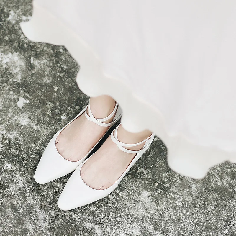 2019 Spring New Style Genuine Leather Chunky-Heel Shoes Women's Cowhide Pointed-Toe Cover Heel Cross Straps Solid Color High Hee
2019 Spring New Style Genuine Leather Chunky-Heel Shoes Women's Cowhide Pointed-Toe Cover Heel Cross Straps Solid Color High Hee