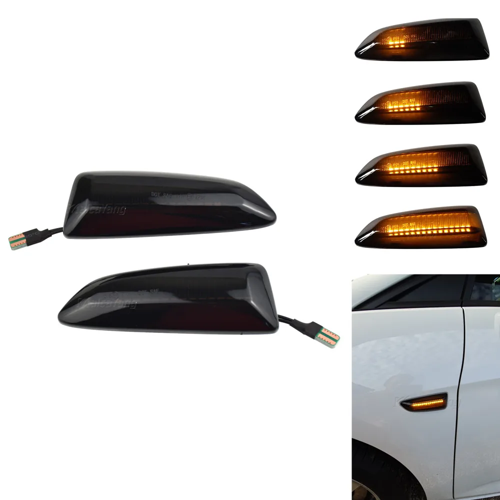 2 pieces Dynamic Sequential Repeater Flowing LED Turn Signal Side Marker Indicator Blinker For Buick Regal 2018 2019
2 pieces Dynamic Sequential Repeater Flowing LED Turn Signal Side Marker Indicator Blinker For Buick Regal 2018 2019