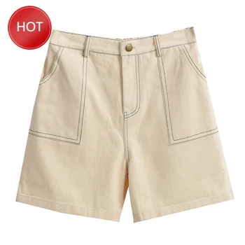 Casual Loose Summer Student's Basic Shorts Cotton Women Khaki Blue Denim Shorts Ladies Jeans Preppy Style Aesthetic
Casual Loose Summer Student's Basic Shorts Cotton Women Khaki Blue Denim Shorts Ladies Jeans Preppy Style Aesthetic