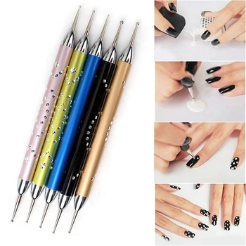 Dual-ended Nail Dotting Pen Crystal Beads Handle Multifunctional Rhinestone Studs Picker Wax Pencil Manicure Nail Tool 5Pcs/set
Dual-ended Nail Dotting Pen Crystal Beads Handle Multifunctional Rhinestone Studs Picker Wax Pencil Manicure Nail Tool 5Pcs/set