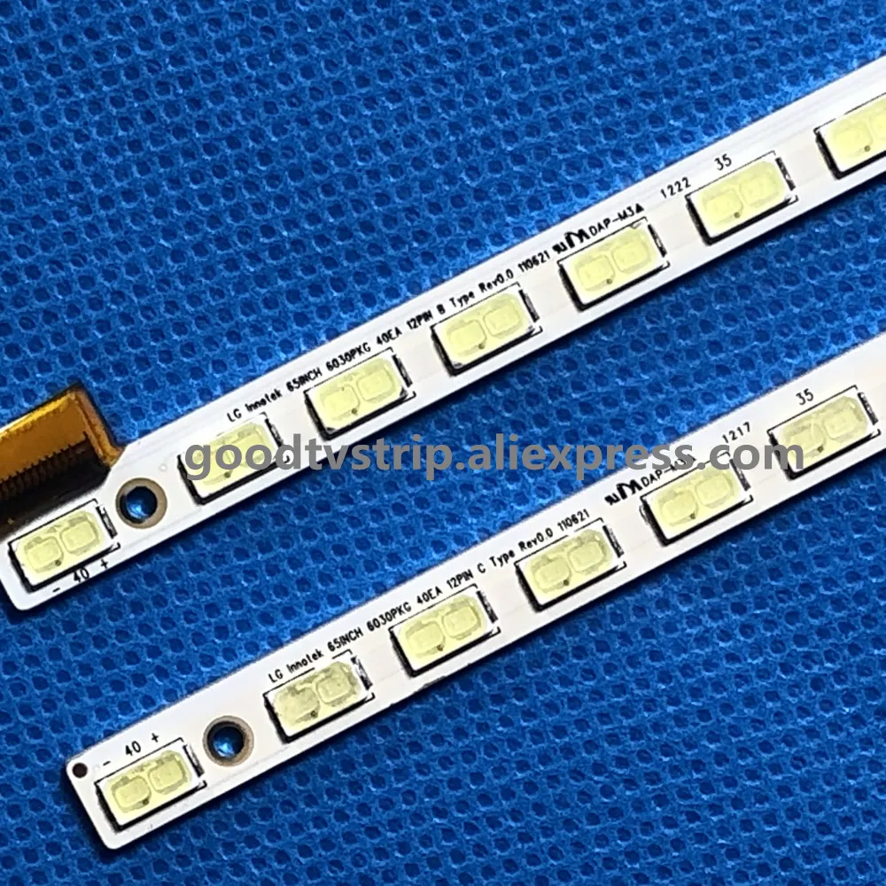 СВЕТОДИОДНАЯ подсветка экрана 74.64T07.002 3 001 65 дюймов 6030PKG 40EA 12PIN Тип REV0.0 светодиодная