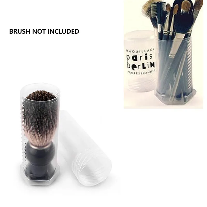 1 pc Make up Brush Shaving Brush Case Plastic Travel Portable Moustache Maintain Equipment Container Adjustable Height 
1 pc Make up Brush Shaving Brush Case Plastic Travel Portable Moustache Maintain Equipment Container Adjustable Height
