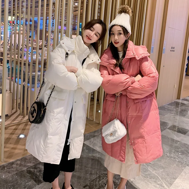 Oversized Long Over The Knee White Duck Down Jacket Women 2020 New Winter Fashion Bread Hooded Casual Coat Adjustable Wasit
Oversized Long Over The Knee White Duck Down Jacket Women 2020 New Winter Fashion Bread Hooded Casual Coat Adjustable Wasit