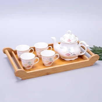 Tea Tray Serving Tray with Handles Bamboo Serving Tray Set for Food Breakfast Dinner Coffee Table Tray
Tea Tray Serving Tray with Handles Bamboo Serving Tray Set for Food Breakfast Dinner Coffee Table Tray