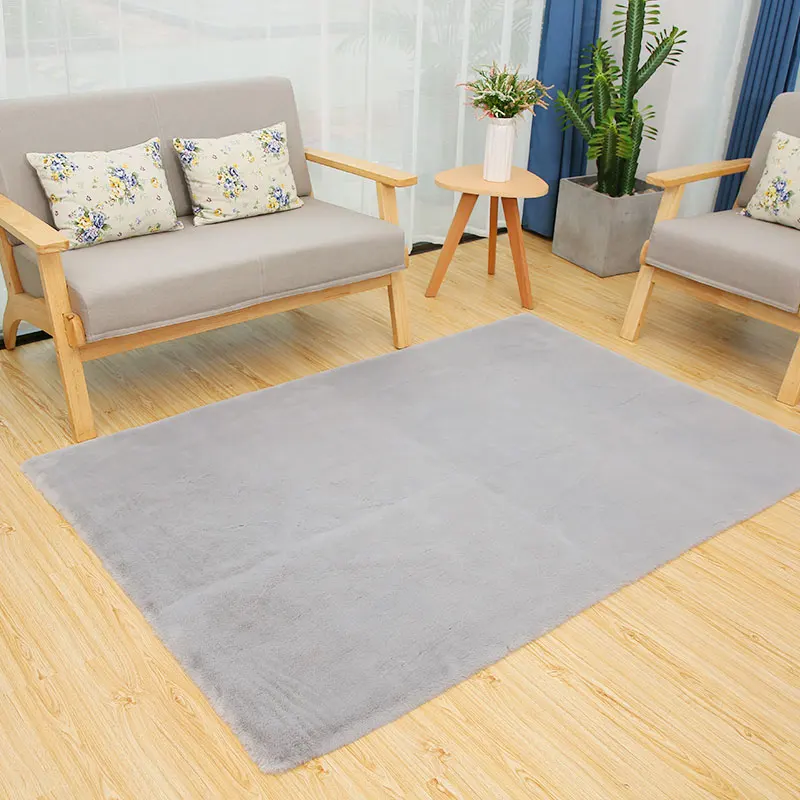 Rabbit fur rectangular rug large carpet next to the bed in the living room comfortable soft plush floor mat for adults children
Rabbit fur rectangular rug large carpet next to the bed in the living room comfortable soft plush floor mat for adults children