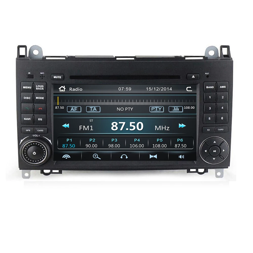 2 Din Авто Радио автомобильный DVD GPS головное устройство для Mercedes Benz B200 B Class W169 W245 Viano