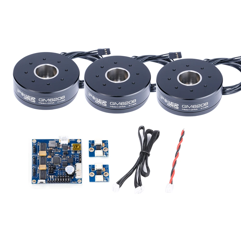 IFlight iPower GM6208-150T бесщеточный шарнирный двигатель, поворотный стол Lidar Pod / UAV pod, комбинированный набор с Alexmos 32 бит BGC Set