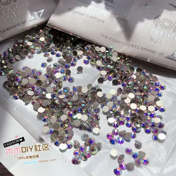 High Quality A- Class Small Section AB Color Flat Bottom Stick-on Crystals DIY Community Handmade Hair Accessories Material
High Quality A- Class Small Section AB Color Flat Bottom Stick-on Crystals DIY Community Handmade Hair Accessories Material