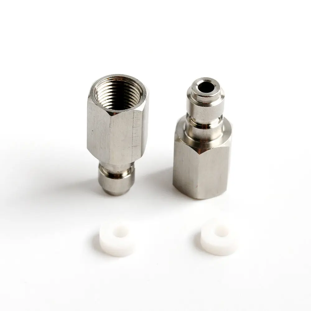 Steel Rated to 5000 PSI Male Coupling Quick-Disconnect 1/8 BSPP Female Thread US
Steel Rated to 5000 PSI Male Coupling Quick-Disconnect 1/8 BSPP Female Thread US