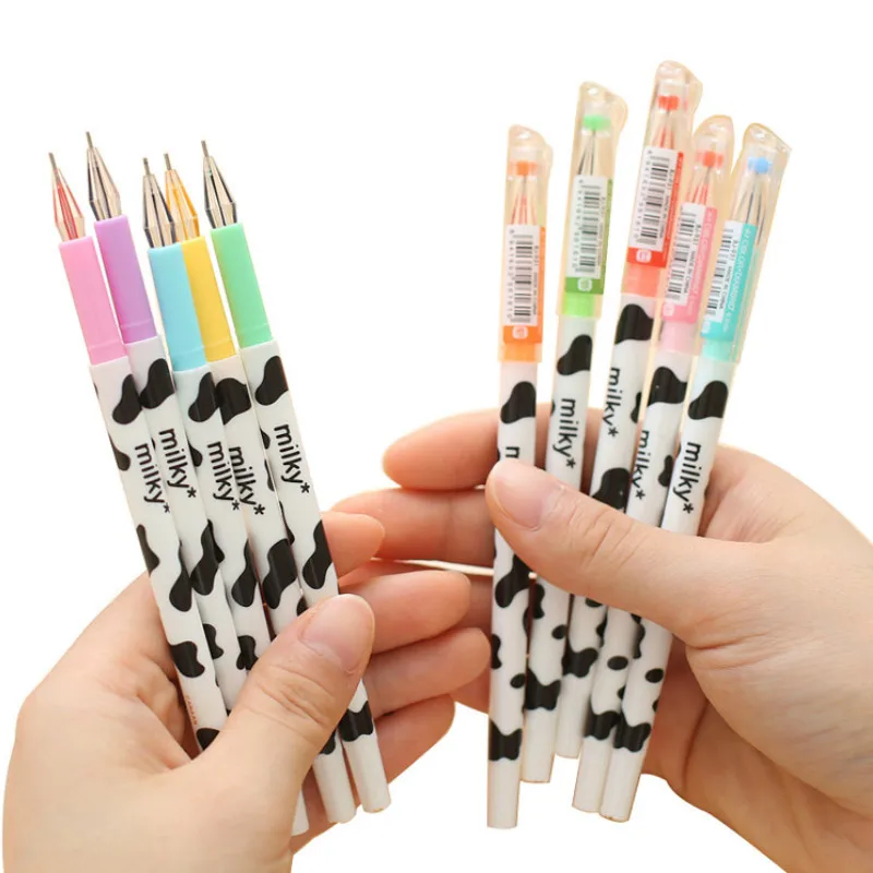 36PCs 12-Color Diamond Gel Pens Set Korean Cartoon Creative Stationery Milky Cow Color Colors Pen Student Drawing Stationery
36PCs 12-Color Diamond Gel Pens Set Korean Cartoon Creative Stationery Milky Cow Color Colors Pen Student Drawing Stationery