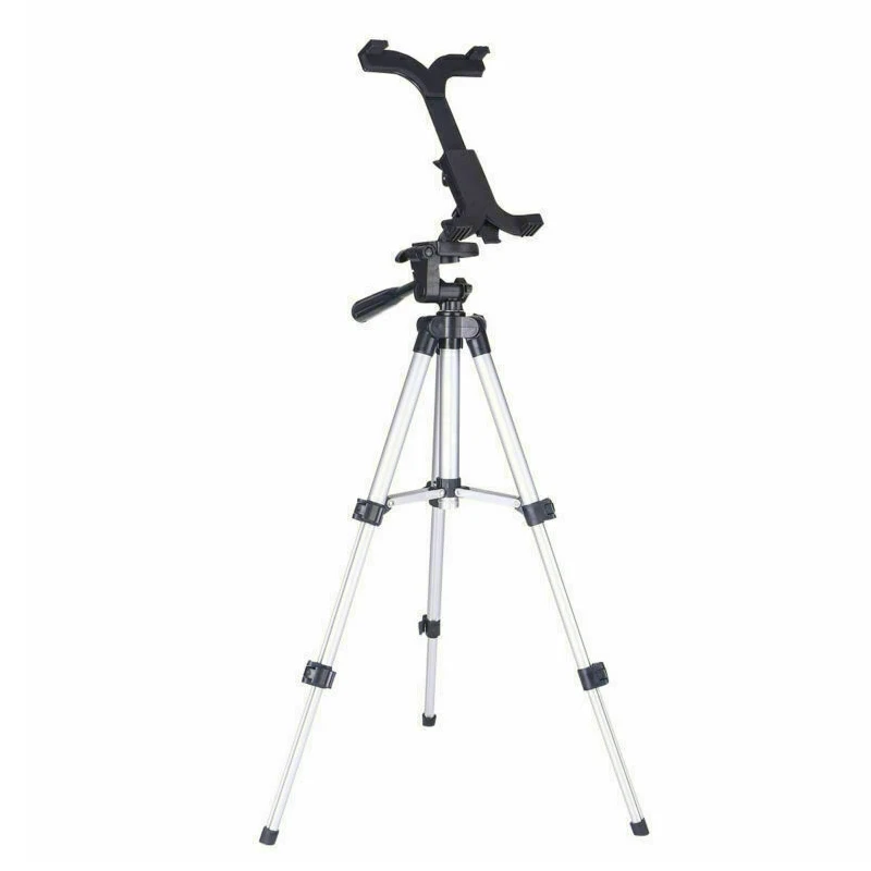 Camera Tripod Tablet Phone Stand Holder Adjustable Tripod Floor Stand Mount Holder Clip For iPad 2/3/4 Mobile Phone Holder
Camera Tripod Tablet Phone Stand Holder Adjustable Tripod Floor Stand Mount Holder Clip For iPad 2/3/4 Mobile Phone Holder