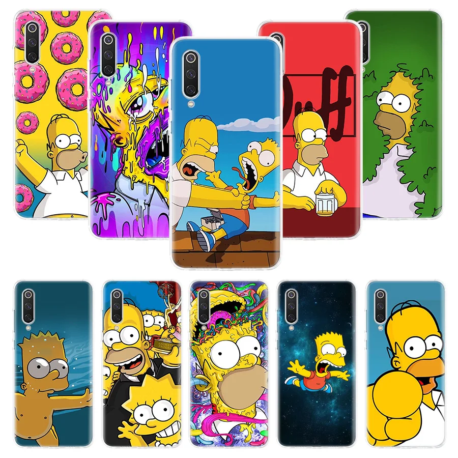 

The Simpsons Case for Xiaomi Redmi Note 7 8 Pro 8A 7A 5 5A 6A 4X S2 K20 MI 5X 6X 9 8 CC9 F1 Soft TPU Phone Cover