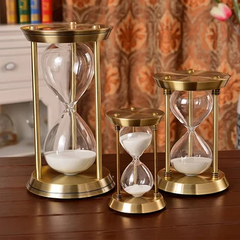 1PC Retro Metal Hourglass Ornaments Crafts Desktop Decoration Bathroom Kitchen Sand Clock Kids Toothbrush Gift Timer Office Home 
1PC Retro Metal Hourglass Ornaments Crafts Desktop Decoration Bathroom Kitchen Sand Clock Kids Toothbrush Gift Timer Office Home
