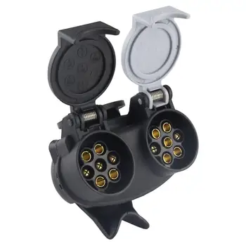 1PC 13 Pin to 7 Pin Euro Trailer Towing Caravan Dual Socket Plug Adapter Connector
1PC 13 Pin to 7 Pin Euro Trailer Towing Caravan Dual Socket Plug Adapter Connector