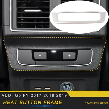 Car Accessories Rear Seat Heating Control Panel Cover Trim Frame Sticker Interior Decoration for Audi Q5 FY 2017-2020
Car Accessories Rear Seat Heating Control Panel Cover Trim Frame Sticker Interior Decoration for Audi Q5 FY 2017-2020