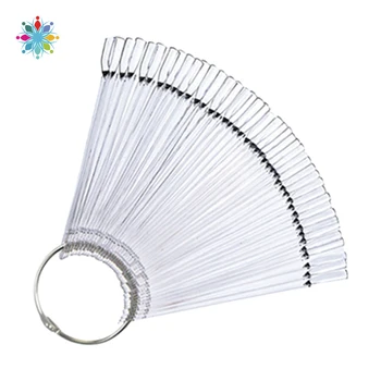 50 PCS/SET Clear False Nail Tips for Nail Art Display Oval Fan Style Nail Swatch Polish Stand Tips Practice Manicure Tools 
50 PCS/SET Clear False Nail Tips for Nail Art Display Oval Fan Style Nail Swatch Polish Stand Tips Practice Manicure Tools