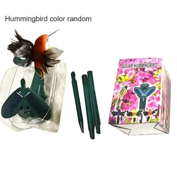 Solar Simulation Hummingbird Model Toy Simulation Toy Bird Gardening Decorative Toy Solar Panel And 7th Battery Dual PowerSupply
Solar Simulation Hummingbird Model Toy Simulation Toy Bird Gardening Decorative Toy Solar Panel And 7th Battery Dual PowerSupply