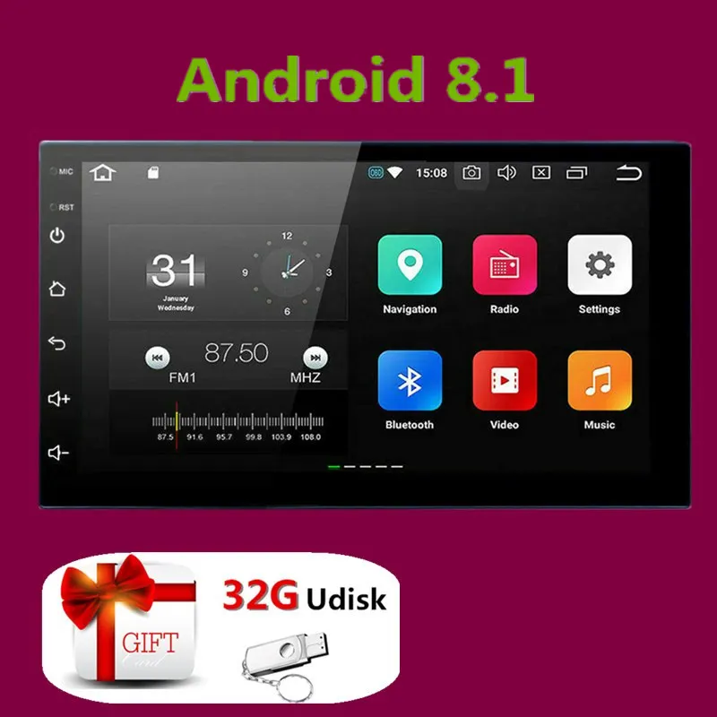 2 Din Android Car Multimedia Player GPS Navigation HD Autoradio WiFi USB FM 2Din Car Audio Radio Stereo Backup Monitor 2 Din
2 Din Android Car Multimedia Player GPS Navigation HD Autoradio WiFi USB FM 2Din Car Audio Radio Stereo Backup Monitor 2 Din
