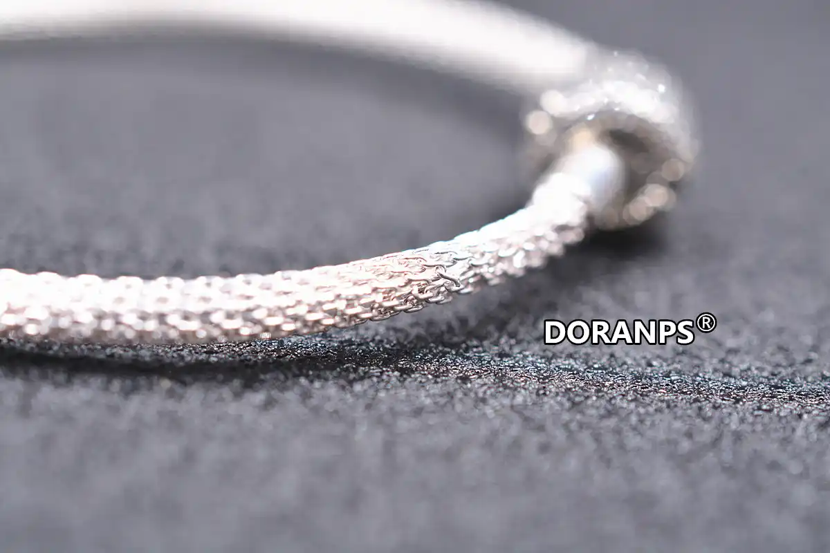 doranps jewelry s925 silver beads bracelet bangle