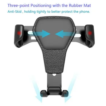 Car Air Vent Gravity Design 4"-7" Phone GPS Holder Black ABS + PC Mount Cradle Stand Stable Fast Charging Easy Use Practical
Car Air Vent Gravity Design 4"-7" Phone GPS Holder Black ABS + PC Mount Cradle Stand Stable Fast Charging Easy Use Practical