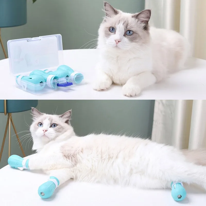 2pairs Cat Shoes Boots Anti-biting Bath Washing Claw Cover Cut Nails Foot Cover Pet Paw Protector For Anti-Scratch Cat Boots
2pairs Cat Shoes Boots Anti-biting Bath Washing Claw Cover Cut Nails Foot Cover Pet Paw Protector For Anti-Scratch Cat Boots