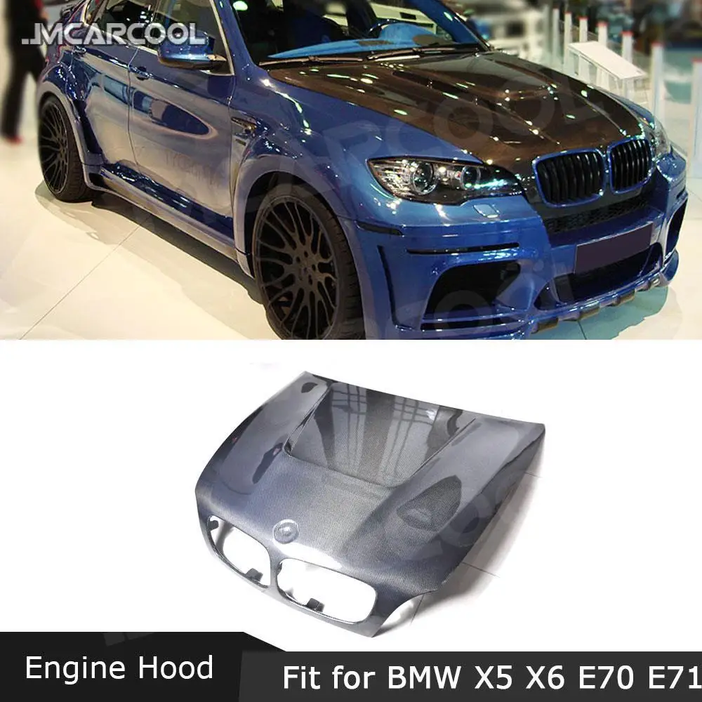 Carbon Fiber/FRP Prime Front Engine Hood Cover Bannot Grill Frame For BMW X5 E70 X6 E71 2007-2013 body kits Car styling
Carbon Fiber/FRP Prime Front Engine Hood Cover Bannot Grill Frame For BMW X5 E70 X6 E71 2007-2013 body kits Car styling
