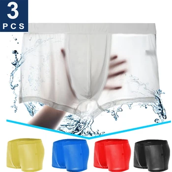 3Pcs/lot Male Panties Ice Silk Sexy Boxer Men Underwear Men Boxer Solid Breathable Underpants Brand Boxershorts Men Bokserki
3Pcs/lot Male Panties Ice Silk Sexy Boxer Men Underwear Men Boxer Solid Breathable Underpants Brand Boxershorts Men Bokserki