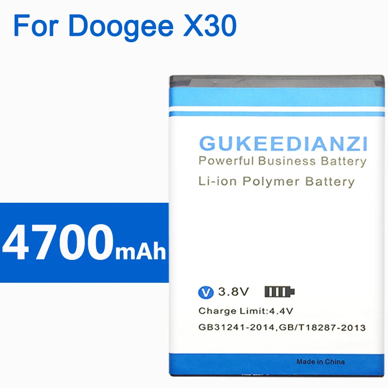 GUKEEDIANZI 4700mA Rechargeable Mobile Phone Li-polymer Battery BAT17613360 For DOOGEE X30 Replacement Stable Voltage Batteries | Мобильные