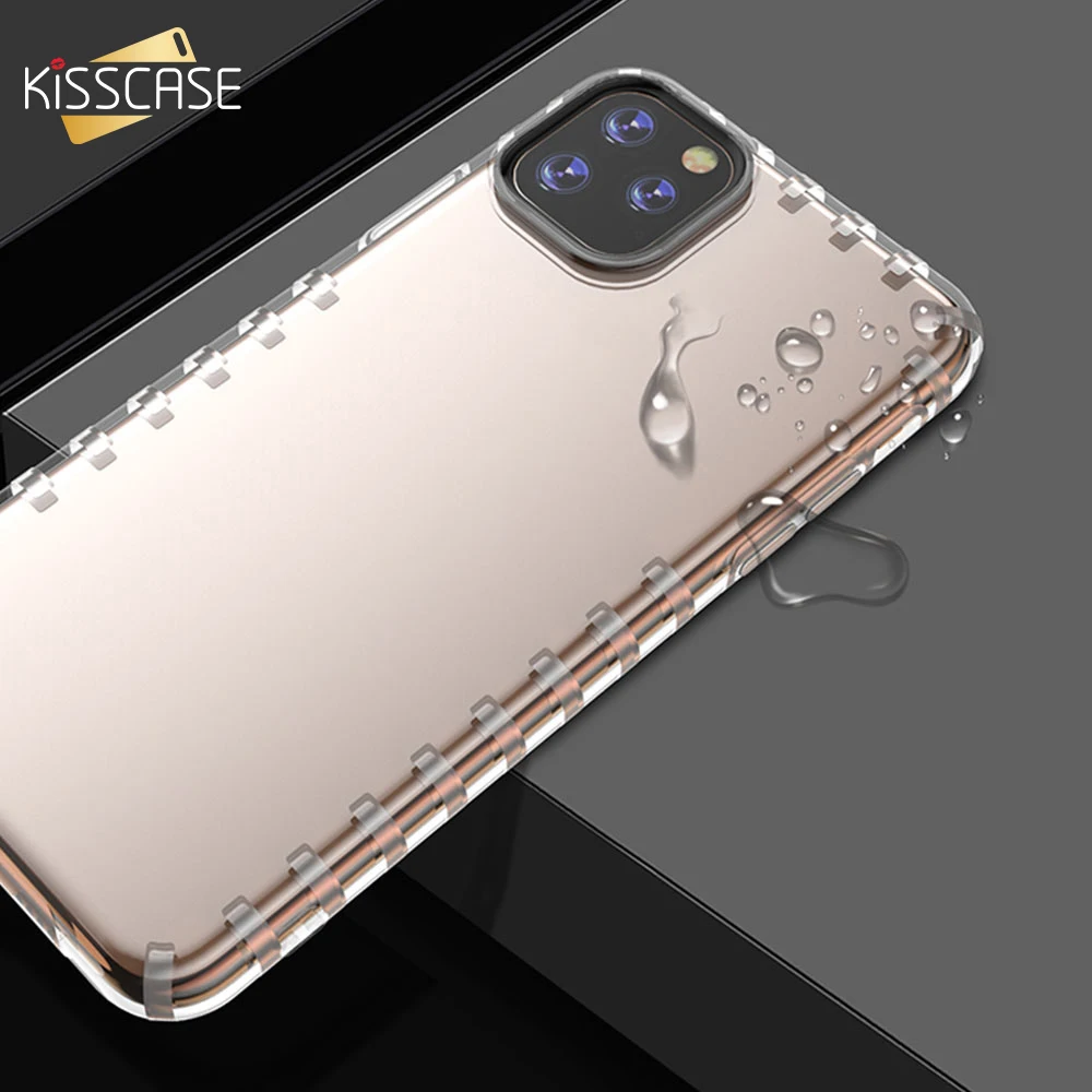 Прозрачный мягкий чехол KISSCASE из ТПУ для iPhone 11 Pro Max XR 7 XS X 6 6S 8 Plus прозрачный ПК |
