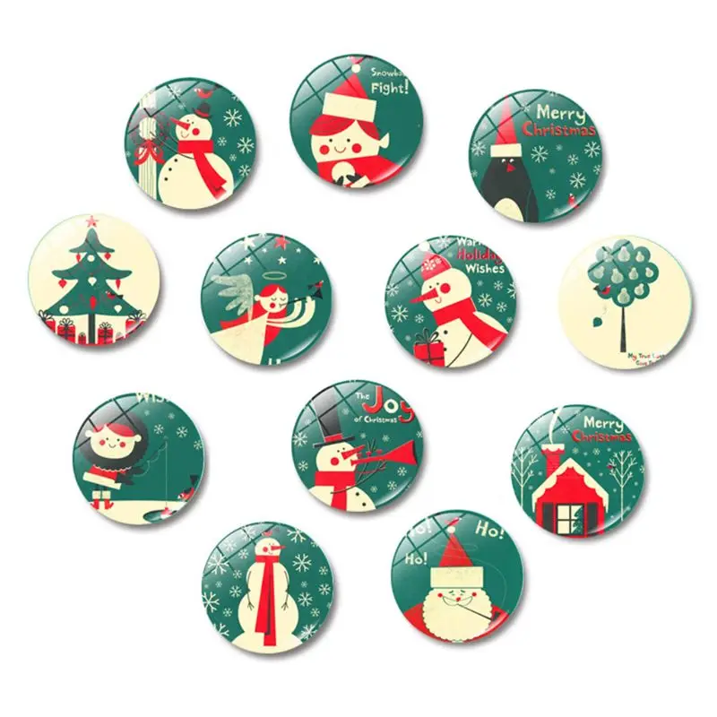 12pcs 25MM Christmas Refrigerator Magnets Crystal Glass Fridge Magnets for Office Cabinets, Whiteboards, Photos,Home
12pcs 25MM Christmas Refrigerator Magnets Crystal Glass Fridge Magnets for Office Cabinets, Whiteboards, Photos,Home