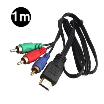 HDMI to 3 RCA Video Audio AV Adapter HDMI Male to 3RCA Stereo Cable Converter Component for TV Set-Box DV DVD PC Laptop Desktop
HDMI to 3 RCA Video Audio AV Adapter HDMI Male to 3RCA Stereo Cable Converter Component for TV Set-Box DV DVD PC Laptop Desktop