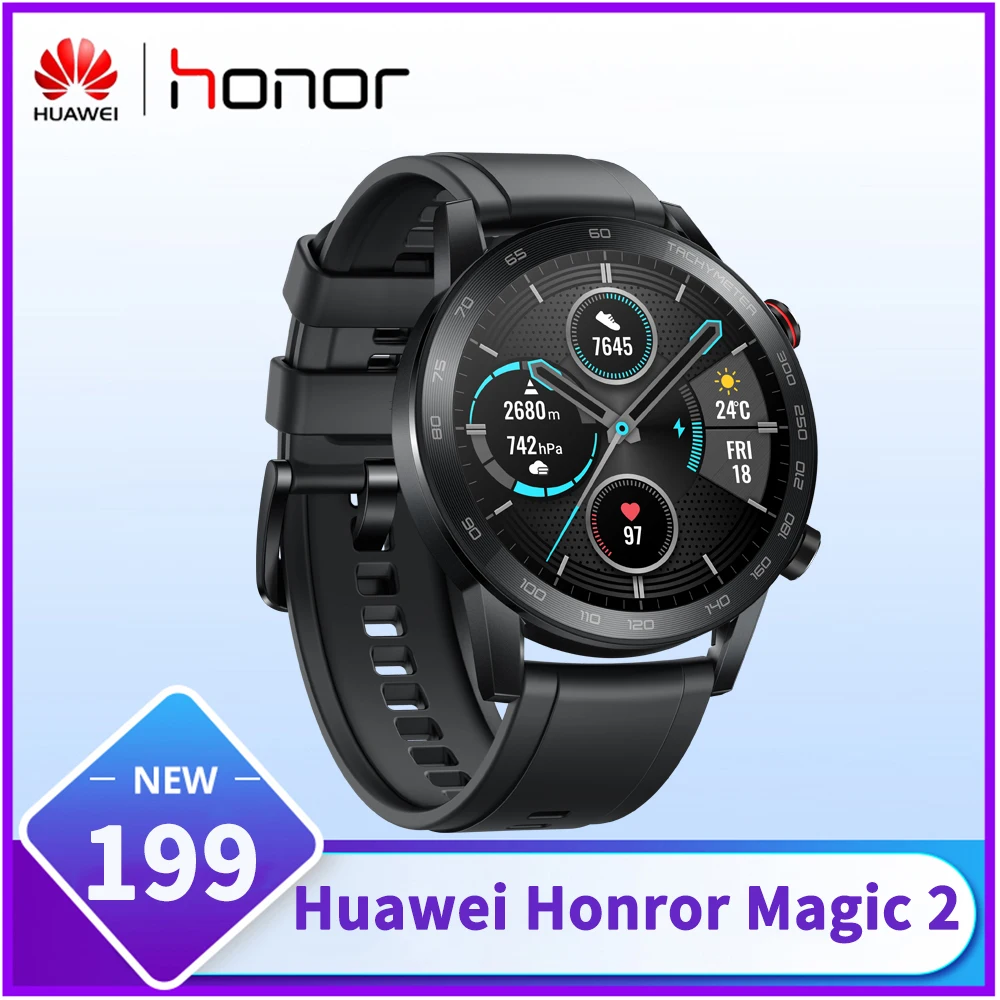 Global Version Huawei Honor Magic 2 Minos Smartwatch 46MM GPS+Glonass 5ATM Swimming Watch With Blood oxygen,NFC For Android IOS
Global Version Huawei Honor Magic 2 Minos Smartwatch 46MM GPS+Glonass 5ATM Swimming Watch With Blood oxygen,NFC For Android IOS