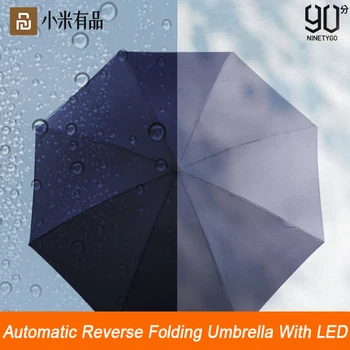 XIAOMI YOUPIN 90 Fun Fully Automatic Reverse Folding Umbrella With LED Flashlight Torch Sun&UV Protection Ultra Light Unisex
XIAOMI YOUPIN 90 Fun Fully Automatic Reverse Folding Umbrella With LED Flashlight Torch Sun&UV Protection Ultra Light Unisex