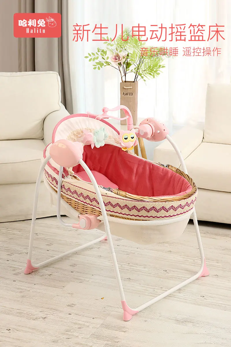 Electric Bed Bassinet Baby Cradle Newborns Automatic Cradle Automatic Coax Bed Basket Bed
Electric Bed Bassinet Baby Cradle Newborns Automatic Cradle Automatic Coax Bed Basket Bed