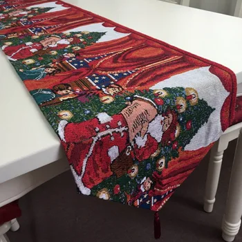 Christmas Tassel Rectangle Table Runner Santa Claus Table Cover Elk Snow Table Decoration Tree Bell Table Protection Dining
Christmas Tassel Rectangle Table Runner Santa Claus Table Cover Elk Snow Table Decoration Tree Bell Table Protection Dining
