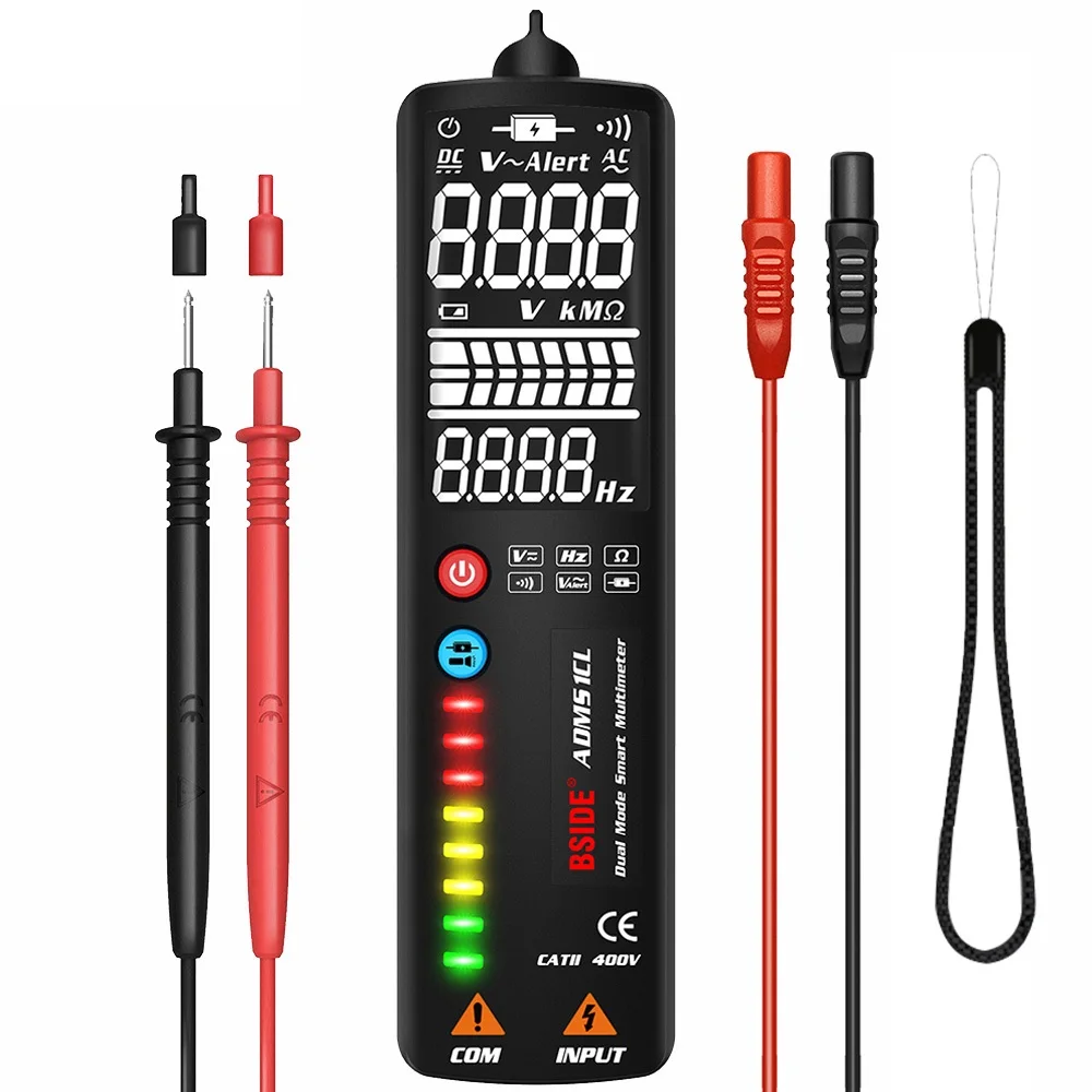 S1 Digital Multimeter Smart 3-IN-1 Tester DC AC Voltmeter+EBTN LCD Voltage Indicator Detector Screwdriver+Hidden Wire test
S1 Digital Multimeter Smart 3-IN-1 Tester DC AC Voltmeter+EBTN LCD Voltage Indicator Detector Screwdriver+Hidden Wire test