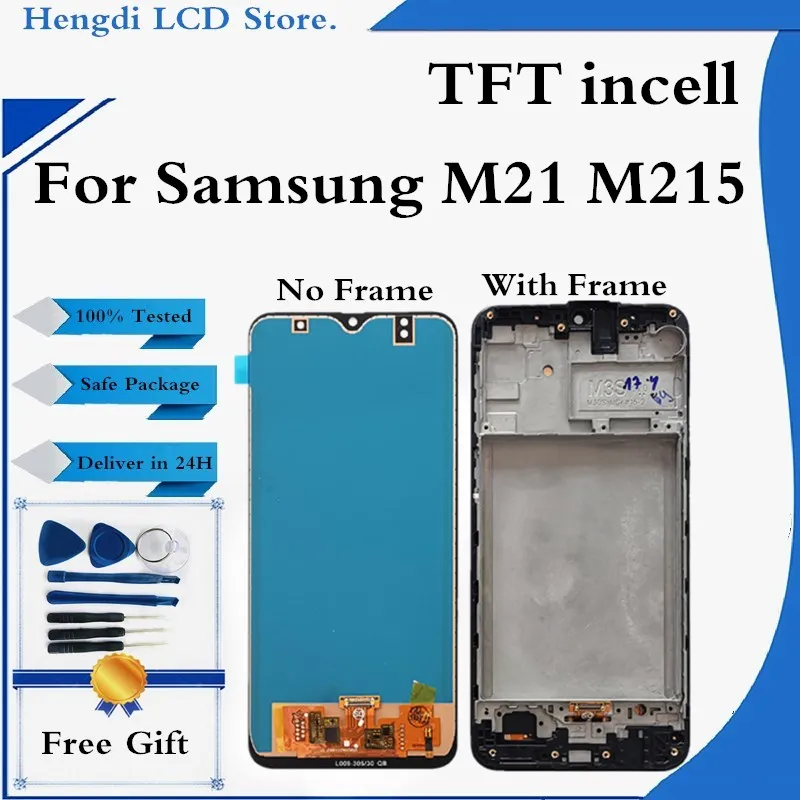 TFT Incell LCD For Samsung M21 M215 Display For Samsung M21 M215F LCD Display Touch Screen Digitizer Assembly
TFT Incell LCD For Samsung M21 M215 Display For Samsung M21 M215F LCD Display Touch Screen Digitizer Assembly